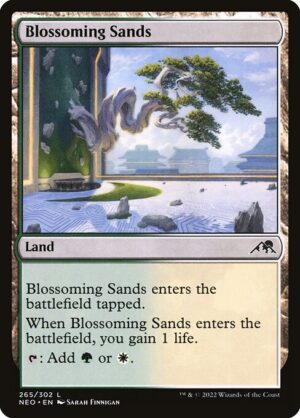 Blossoming Sands - Kamigawa: Neon Dynasty (NEO) #265 (Foil)
