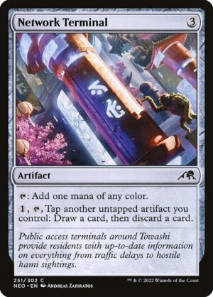 Network Terminal - Kamigawa: Neon Dynasty (NEO) #251 (Foil)