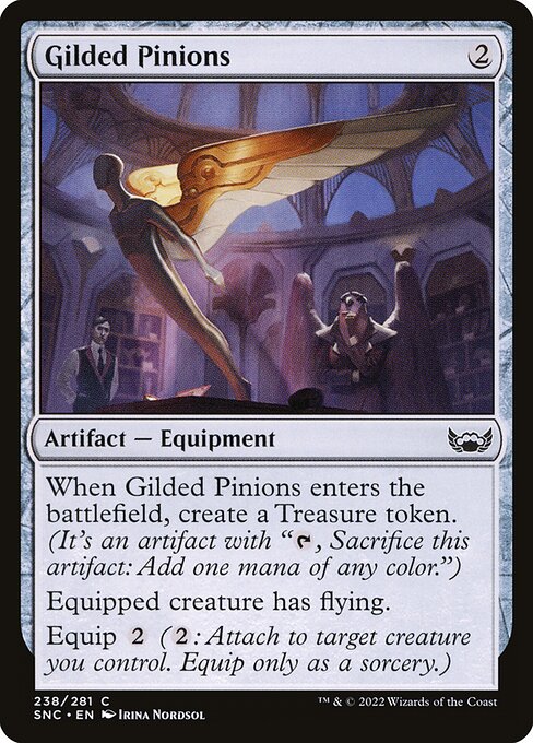 Image: Gilded Pinions - Streets of New Capenna (SNC) #238 (Foil)