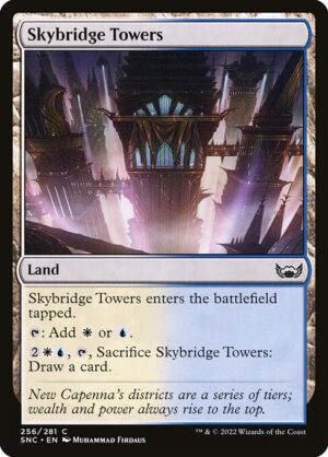 Skybridge Towers - Streets of New Capenna (SNC) #256 (Foil)