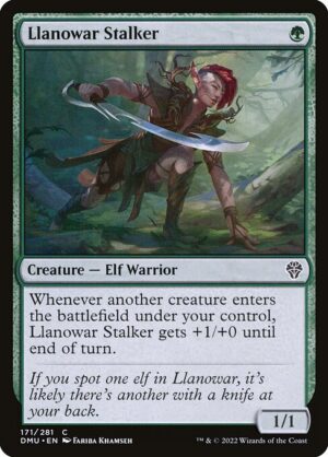 Llanowar Stalker - Dominaria United (DMU) #171