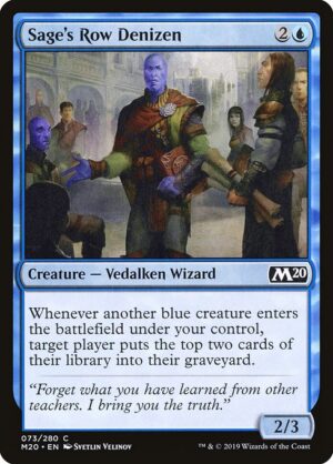 Sage's Row Denizen - Core Set 2020 (M20) #73