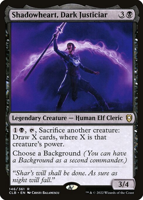 Shadowheart, Dark Justiciar - Commander Legends: Battle for Baldur's Gate (CLB) #146 (Foil)