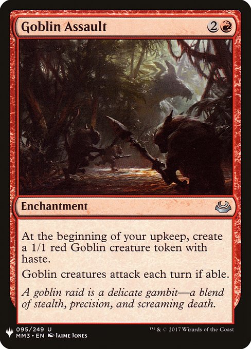 Goblin Assault - The List (PLST) #MM3-95