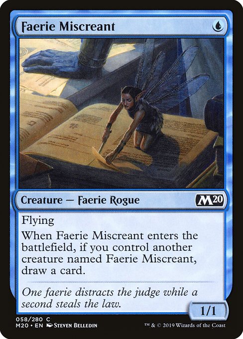 Faerie Miscreant - Core Set 2020 (M20) #58