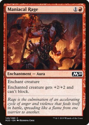 Maniacal Rage - Core Set 2020 (M20) #149