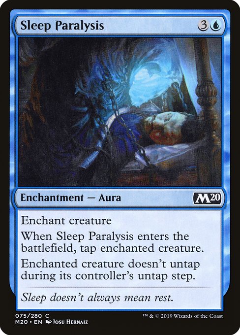 Sleep Paralysis - Core Set 2020 (M20) #75
