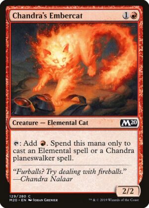 Chandra's Embercat - Core Set 2020 (M20) #129