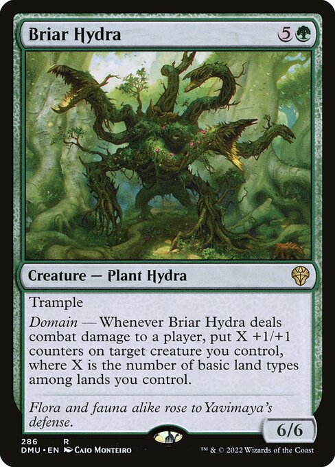 Briar Hydra - Dominaria United (DMU) #286 (Foil)