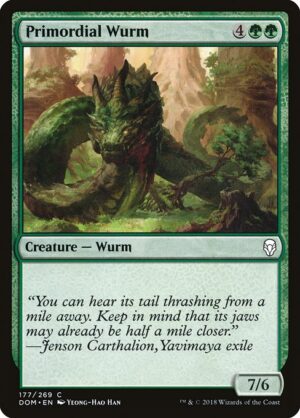 Primordial Wurm - Dominaria (DOM) #177