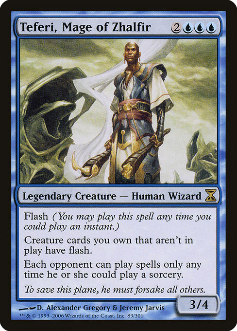 Teferi, Mage of Zhalfir - Time Spiral (TSP) #83