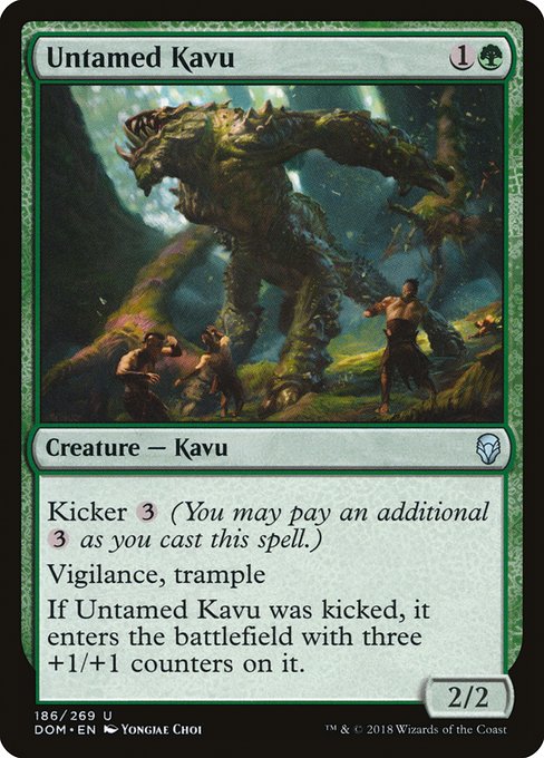 Untamed Kavu - Dominaria (DOM) #186