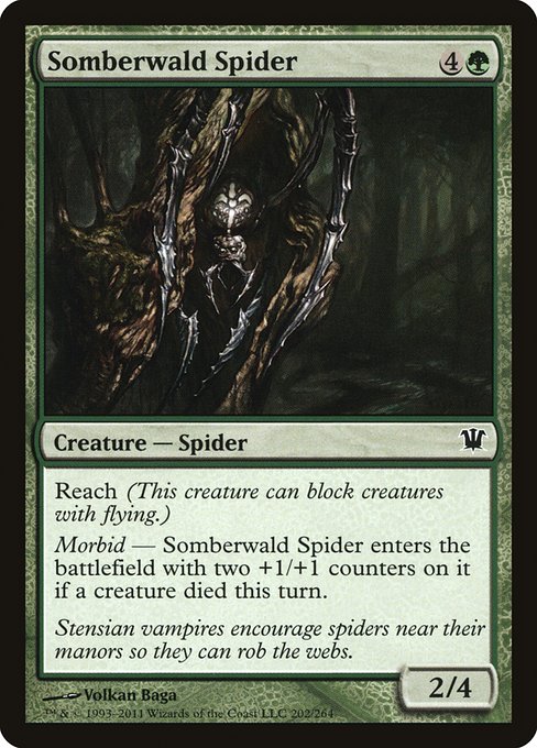 Somberwald Spider - Innistrad (ISD) #202