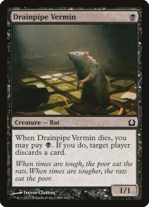 Drainpipe Vermin - Return to Ravnica (RTR) #66