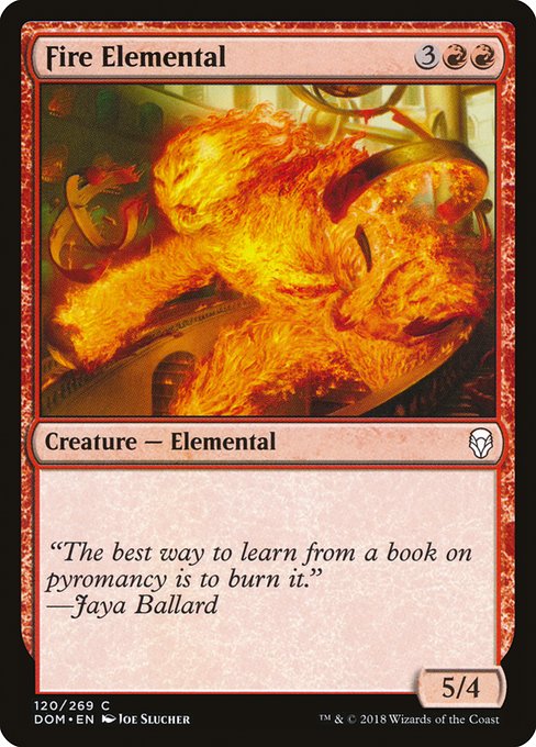Fire Elemental - Dominaria (DOM) #120