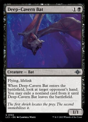 Deep-Cavern Bat - The Lost Caverns of Ixalan (LCI) #102 (Foil)