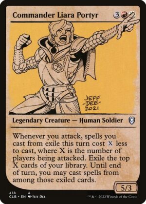 Commander Liara Portyr - Commander Legends: Battle for Baldur's Gate (CLB) #418