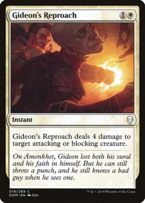 Gideon's Reproach - Dominaria (DOM) #19