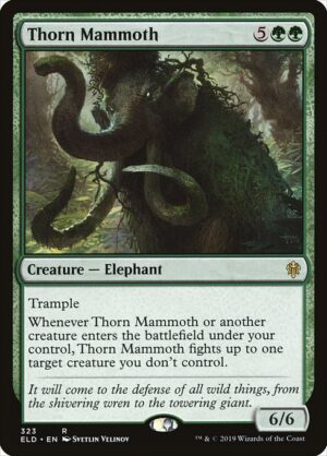 Thorn Mammoth - Throne of Eldraine (ELD) #323