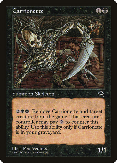 Carrionette - Tempest (TMP) #111 (Played)