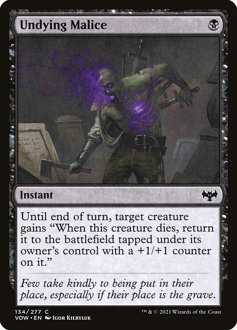 Undying Malice - Innistrad: Crimson Vow (VOW) #134