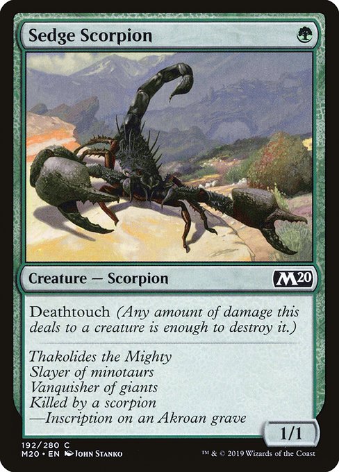 Sedge Scorpion - Core Set 2020 (M20) #192