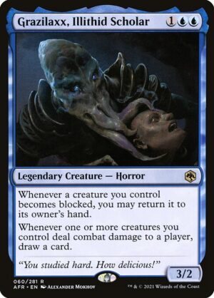 Grazilaxx, Illithid Scholar - Adventures in the Forgotten Realms (AFR) #60 (Foil)
