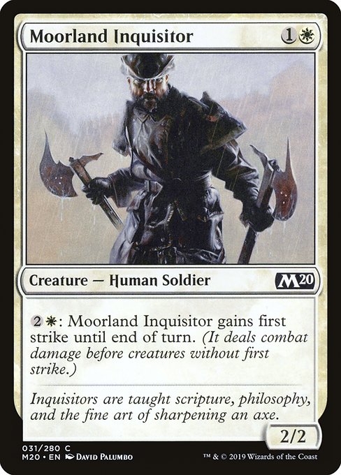 Moorland Inquisitor - Core Set 2020 (M20) #31