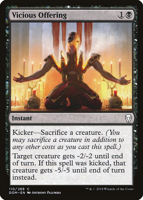 Vicious Offering - Dominaria (DOM) #110