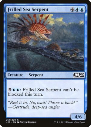 Frilled Sea Serpent - Core Set 2020 (M20) #61