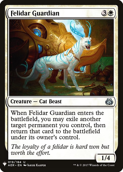Felidar Guardian - The List (PLST) #AER-19
