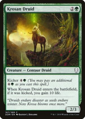 Krosan Druid - Dominaria (DOM) #167