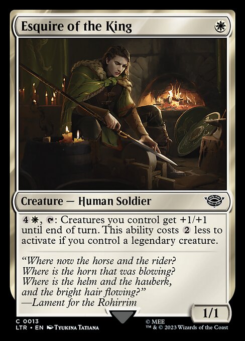 Esquire of the King - The Lord of the Rings: Tales of Middle-earth (LTR) #13