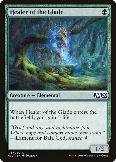 Healer of the Glade - Core Set 2020 (M20) #176