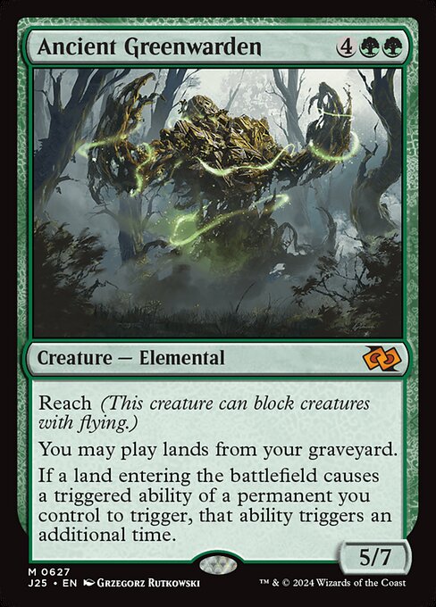 Ancient Greenwarden - Foundations Jumpstart (J25) #627