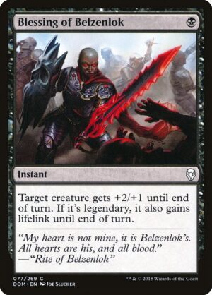 Blessing of Belzenlok - Dominaria (DOM) #77