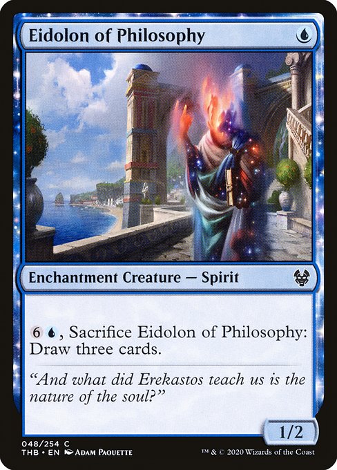 Eidolon of Philosophy - Theros Beyond Death (THB) #48
