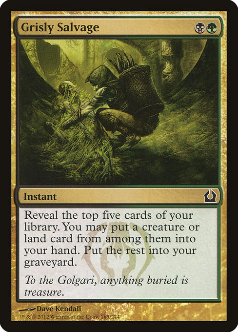 Grisly Salvage - Return to Ravnica (RTR) #165