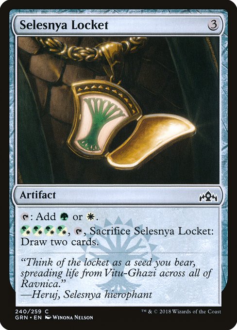 Selesnya Locket - Guilds of Ravnica (GRN) #240