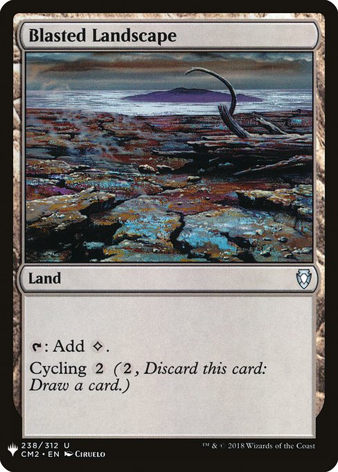 Blasted Landscape - The List (PLST) #CM2-238