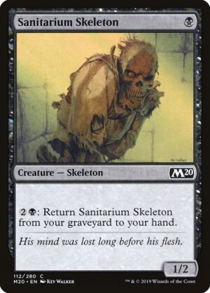 Sanitarium Skeleton - Core Set 2020 (M20) #112
