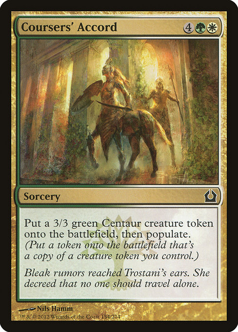 Coursers' Accord - Return to Ravnica (RTR) #154