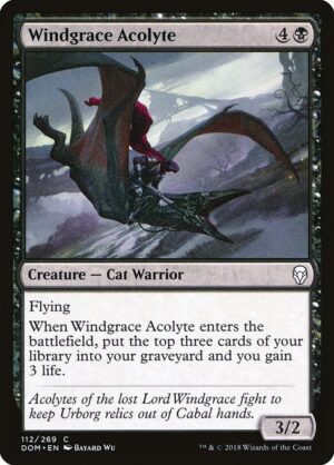 Windgrace Acolyte - Dominaria (DOM) #112