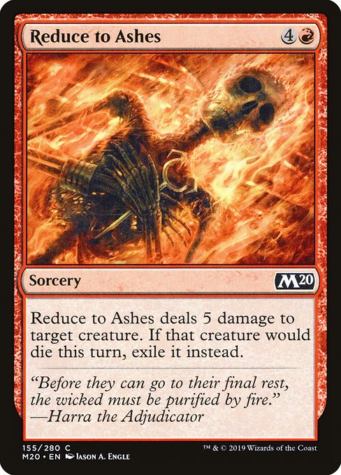 Reduce to Ashes - Core Set 2020 (M20) #155