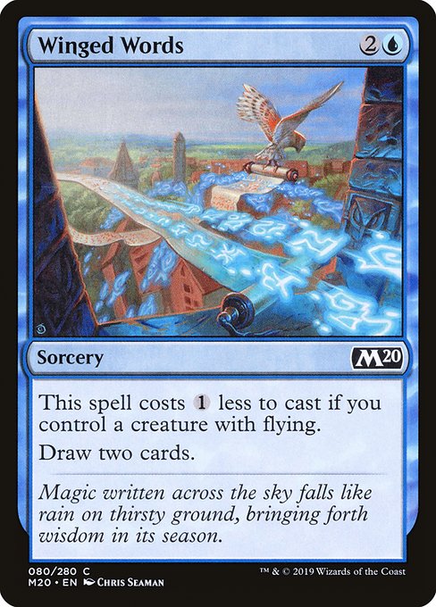 Winged Words - Core Set 2020 (M20) #80