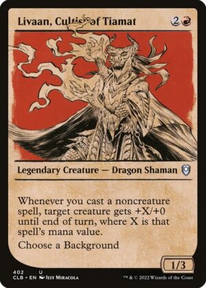 Livaan, Cultist of Tiamat - Commander Legends: Battle for Baldur's Gate (CLB) #402