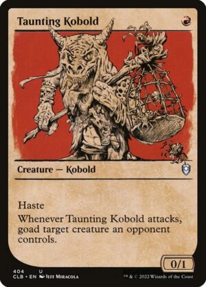 Taunting Kobold - Commander Legends: Battle for Baldur's Gate (CLB) #404 (Foil)