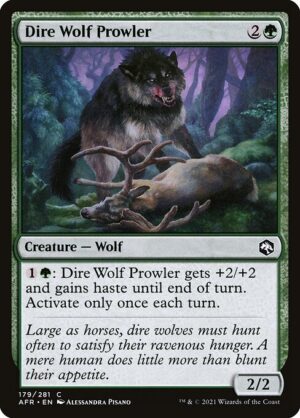 Dire Wolf Prowler - Adventures in the Forgotten Realms (AFR) #179