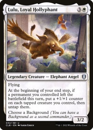 Lulu, Loyal Hollyphant - Commander Legends: Battle for Baldur's Gate (CLB) #32 (Foil)