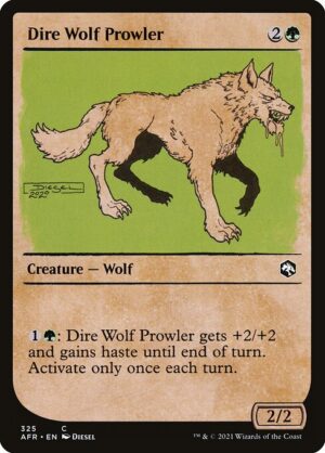 Dire Wolf Prowler - Adventures in the Forgotten Realms (AFR) #325